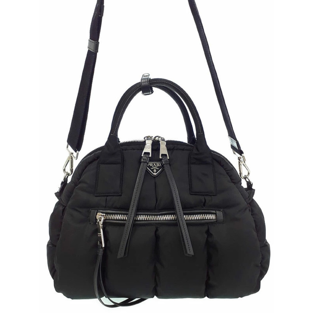 Prada Tessuto Bomber 2way bag black
